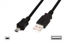 Digitus USB 2.0 kabel USB A samec na USB mini B samec
